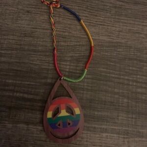Pride peace bracelet